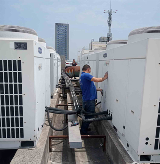 汤阴中央空调制热和不制冷系统维修方法